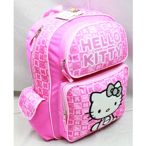 Hello Kitty Kids Large School Backpack - PINK - Picture 3 of 3